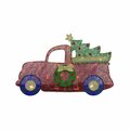 Gemmy Industries Gemmy  22.4 in. Flat-tastics LED Christmas Truck Yard Decor, Multi Color 9080931